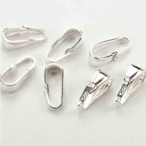 Sterling Silver 7.5X3MM Wrap Around Bail