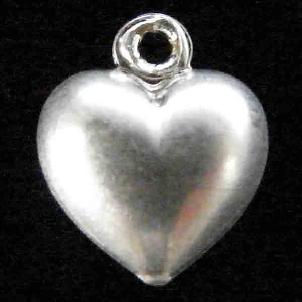 Sterling Silver 7MM Puffed Heart