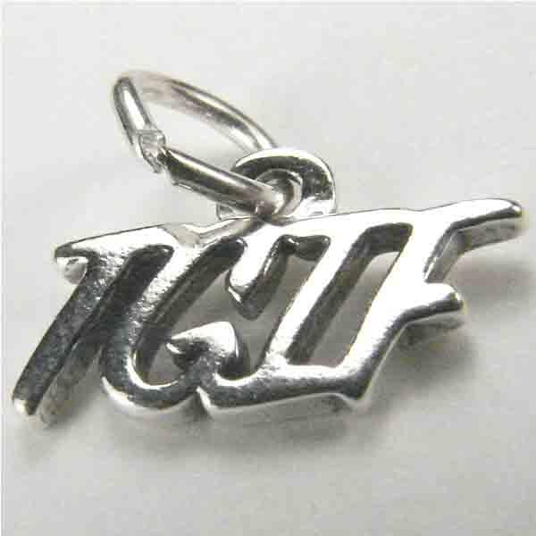 Sterling Silver TGIF 11mm Text