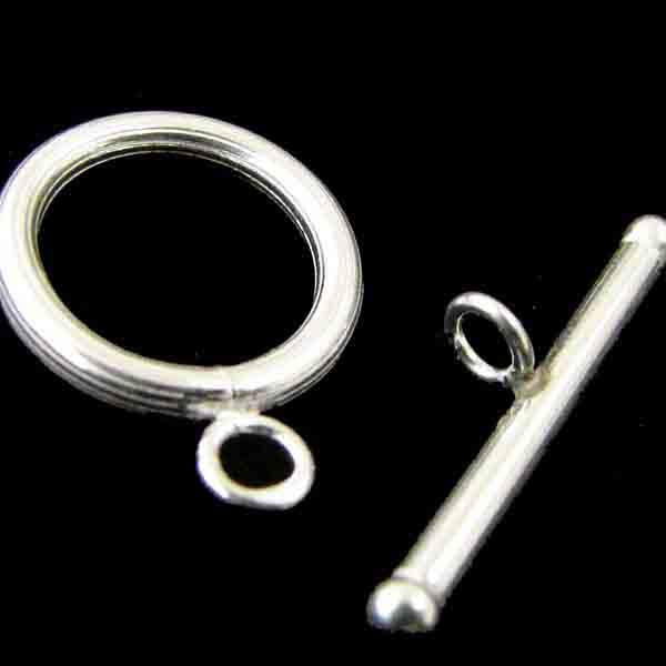 Sterling Toggle Clasp 14MM