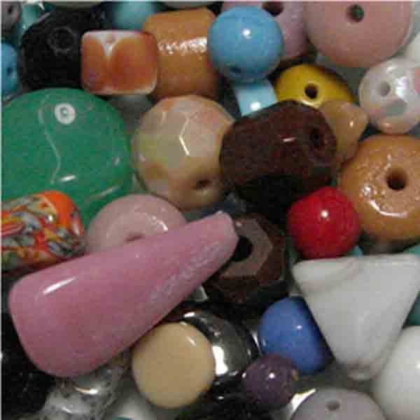 Vintage Opaque Glass Bead Mix