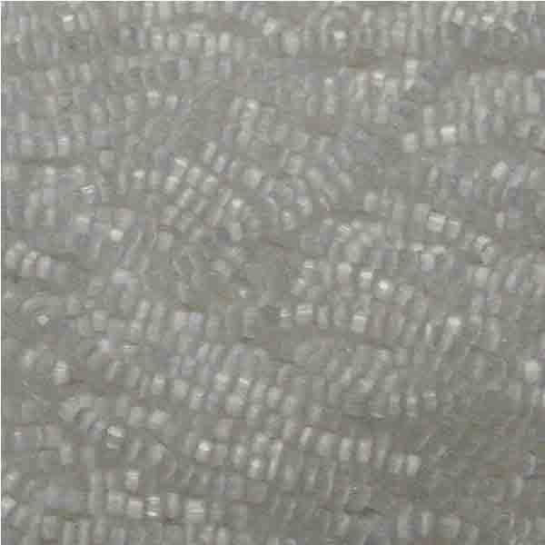 White Satin 9/0 3 Cut Seed Bead